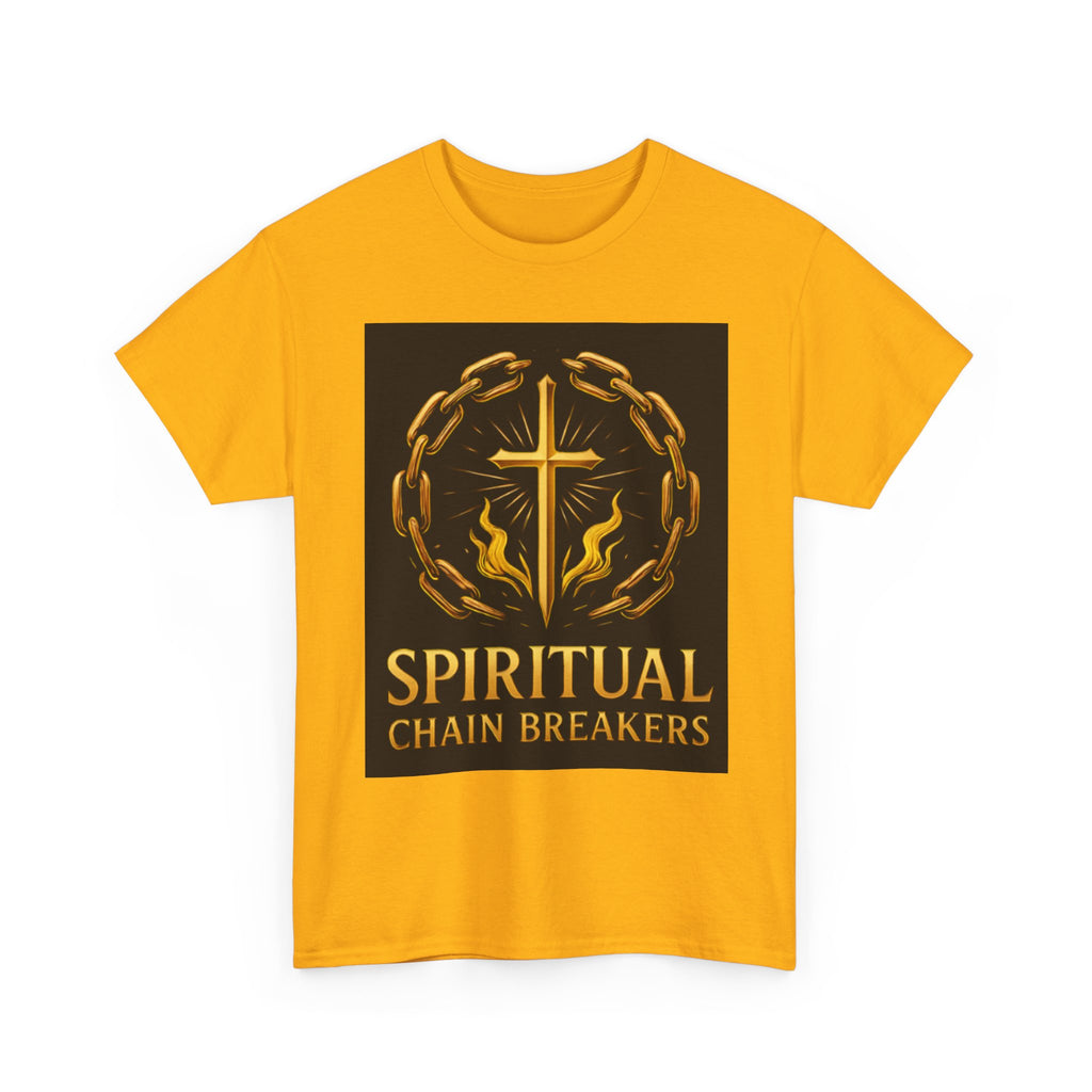 Spiritual Chain Breakers Tee, Unisex Cotton T-Shirt, Inspirational Apparel, Faith-Based Clothing, Christian Gifts, Spiritual Wear