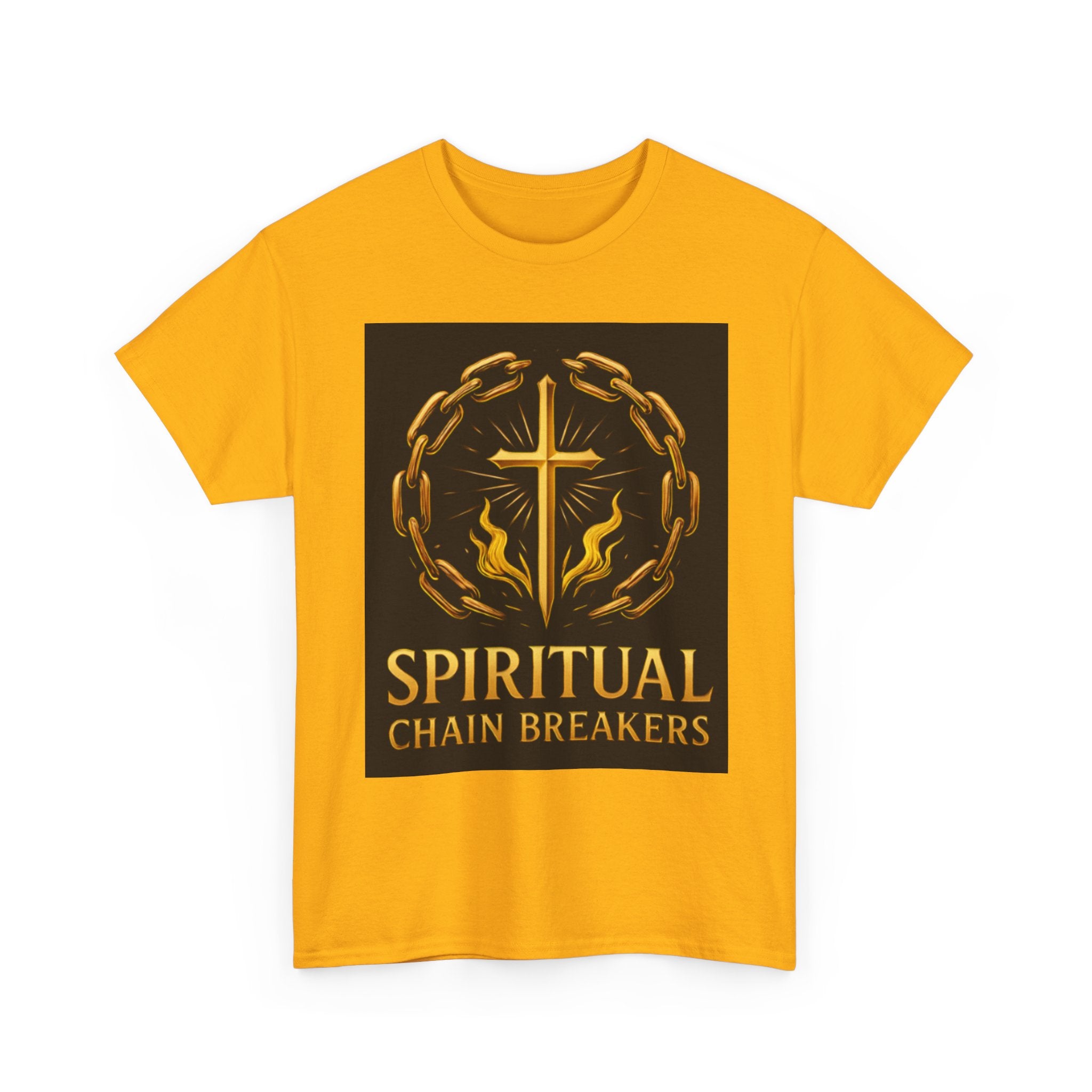 Spiritual Chain Breakers Tee, Unisex Cotton T-Shirt, Inspirational Apparel, Faith-Based Clothing, Christian Gifts, Spiritual Wear