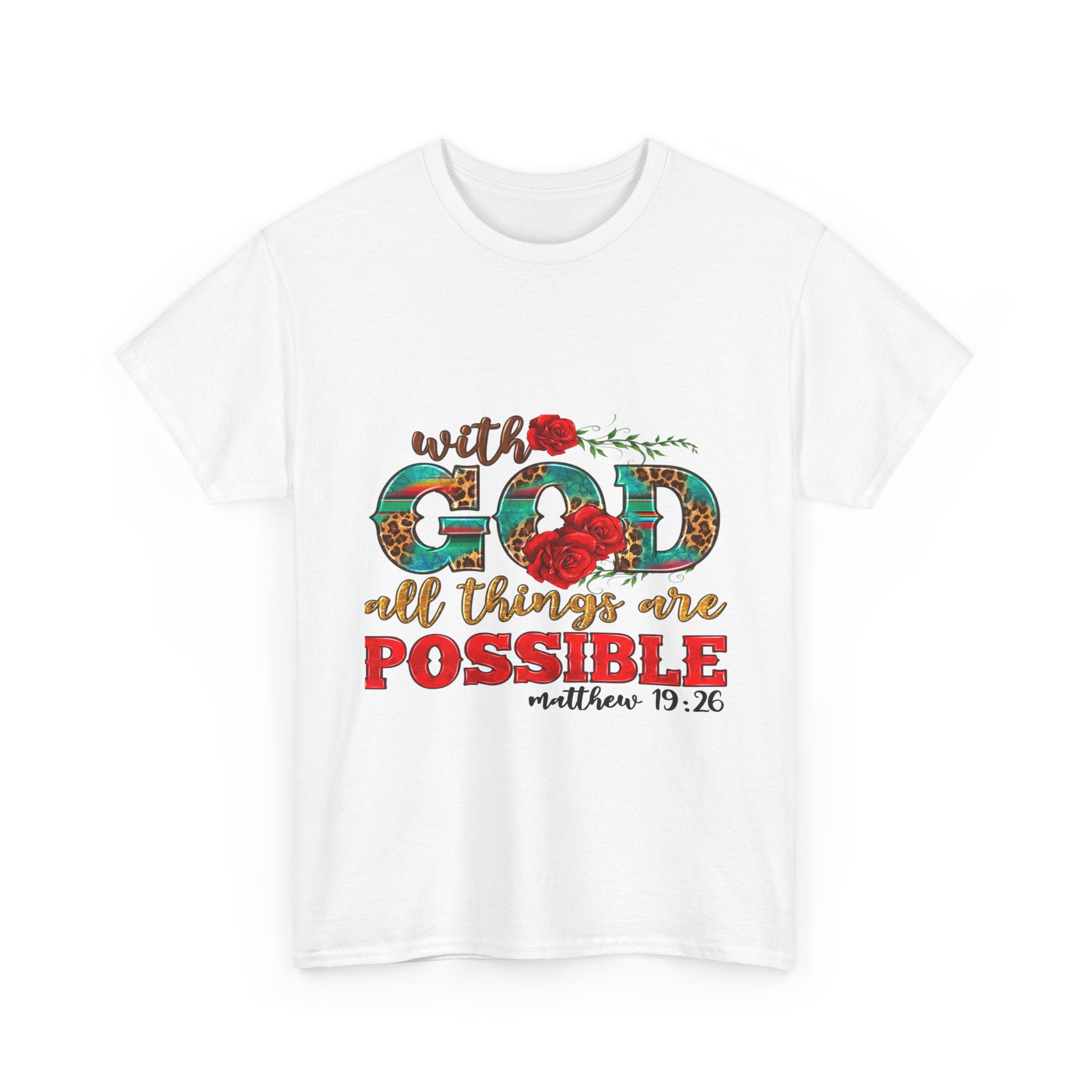 Inspirational Tee, Faith-Based Shirt, Bible Verse Gift, Unisex Cotton T-Shirt, Motivational Apparel
