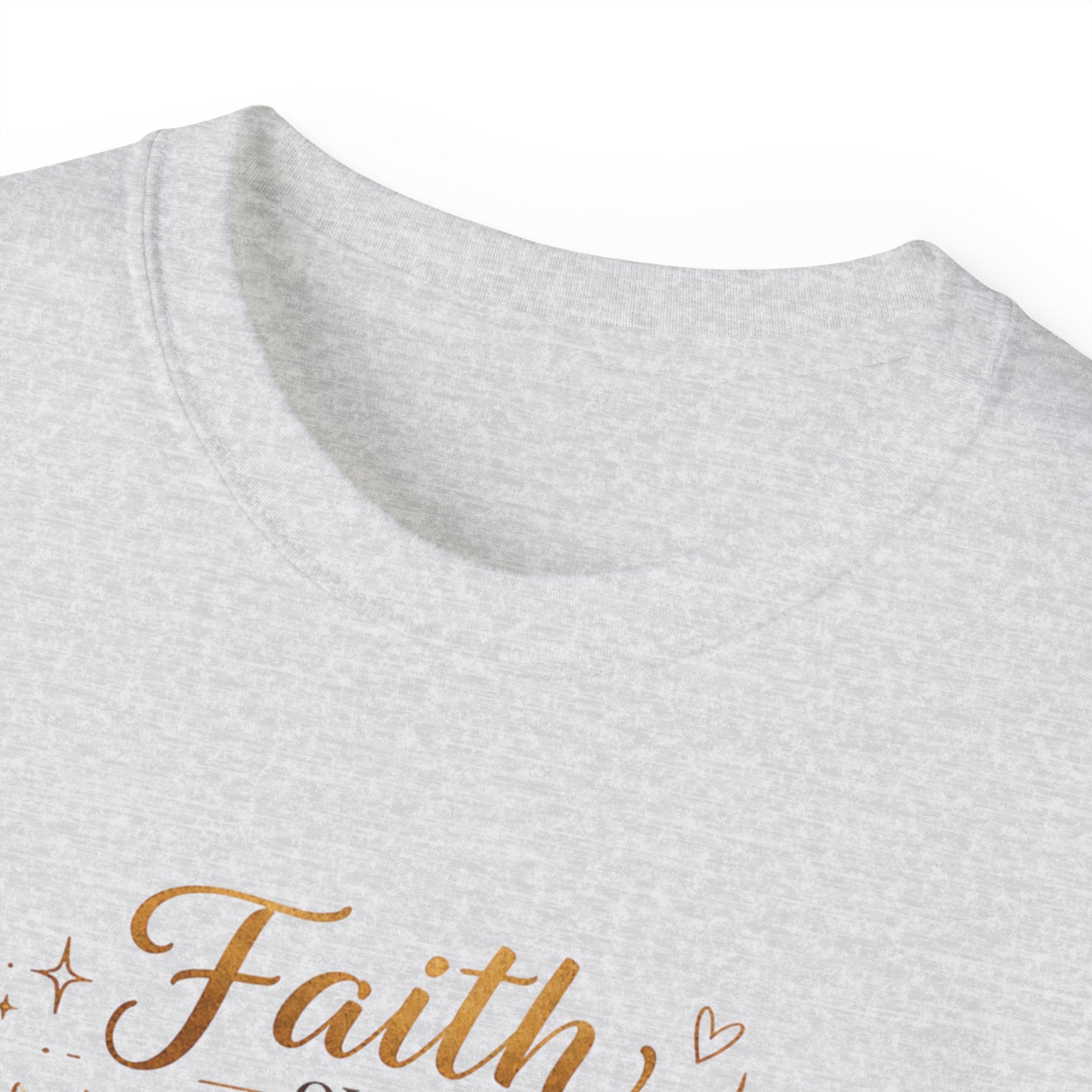 Faith Over Fear Tee – Black Girl Praying Inspirational Christian T-Shirt