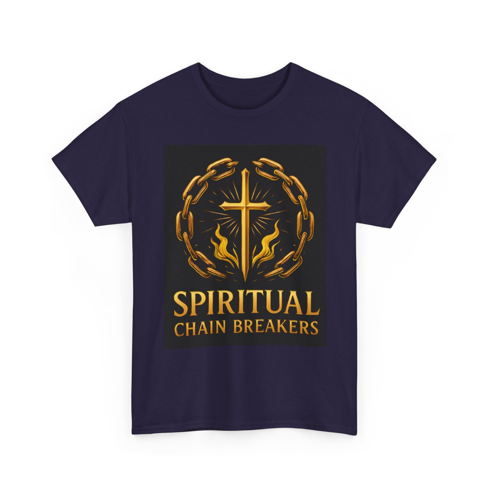 Spiritual Chain Breakers Tee, Unisex Cotton T-Shirt, Inspirational Apparel, Faith-Based Clothing, Christian Gifts, Spiritual Wear