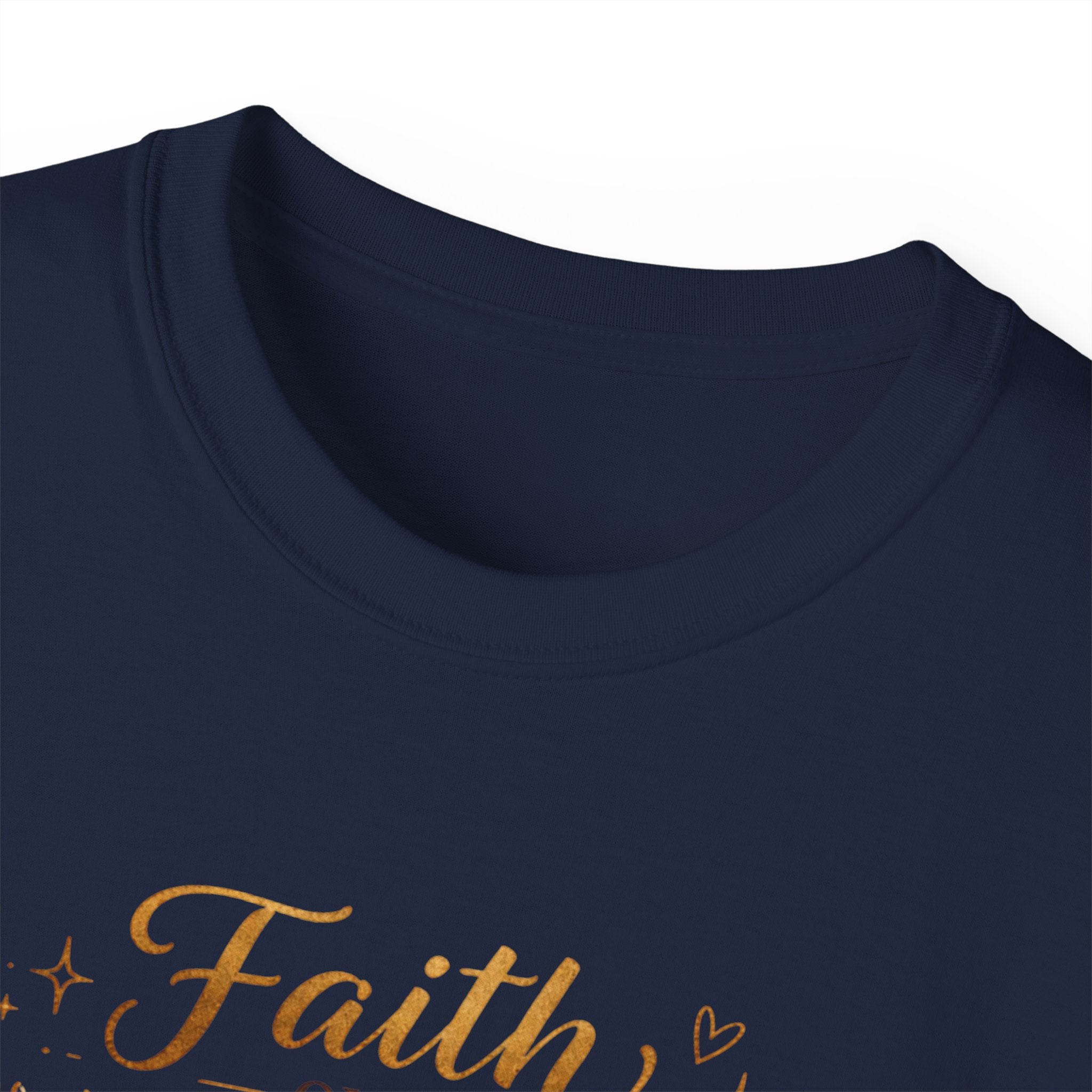 Faith Over Fear Tee – Black Girl Praying Inspirational Christian T-Shirt