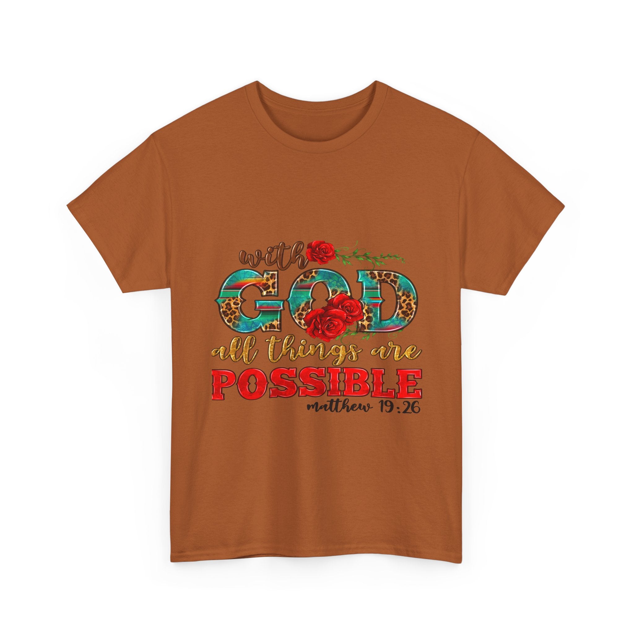 Inspirational Tee, Faith-Based Shirt, Bible Verse Gift, Unisex Cotton T-Shirt, Motivational Apparel
