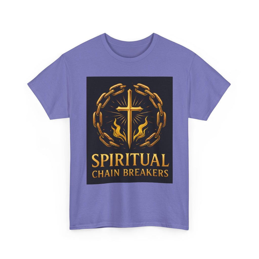Spiritual Chain Breakers Tee, Unisex Cotton T-Shirt, Inspirational Apparel, Faith-Based Clothing, Christian Gifts, Spiritual Wear