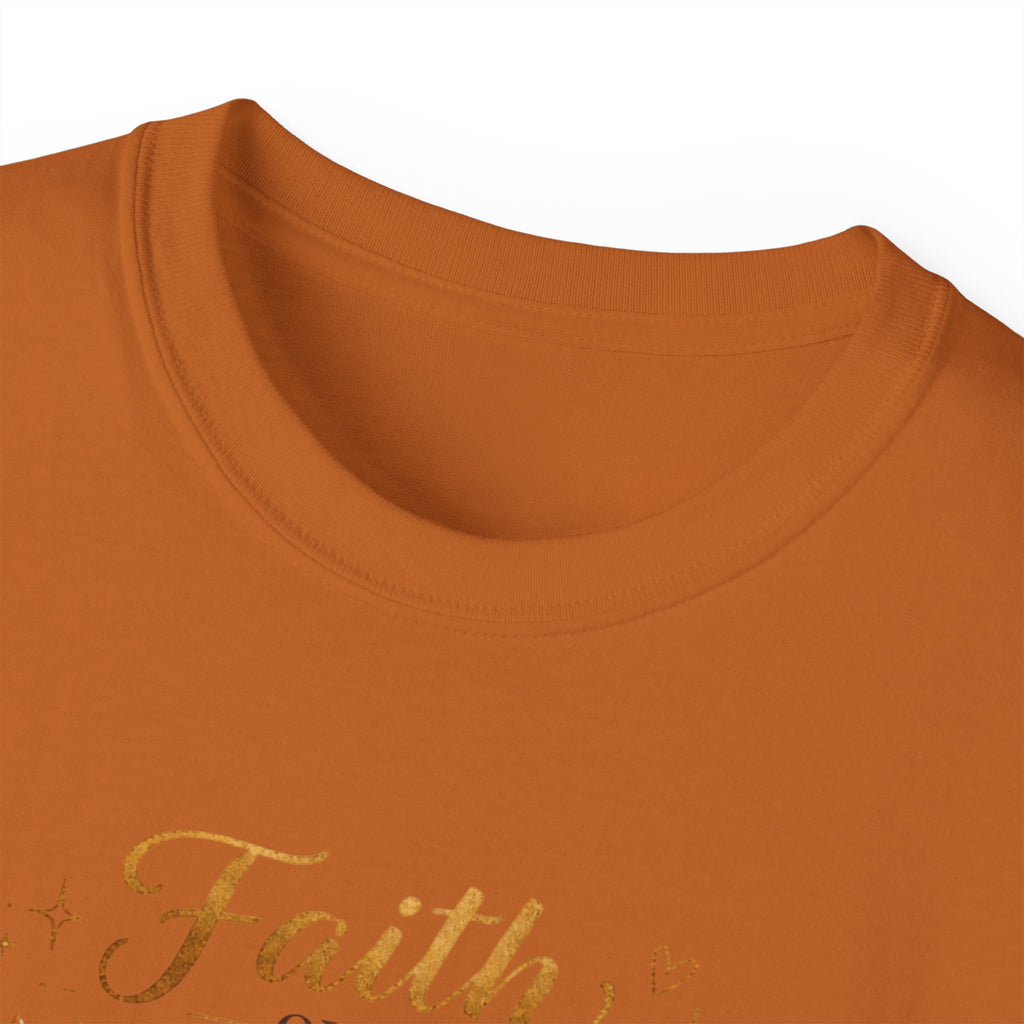 Faith Over Fear Tee – Black Girl Praying Inspirational Christian T-Shirt