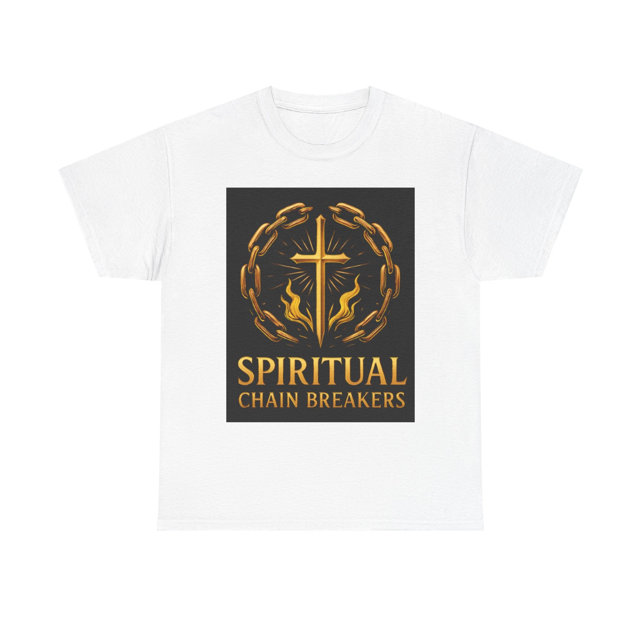 Spiritual Chain Breakers Tee, Unisex Cotton T-Shirt, Inspirational Apparel, Faith-Based Clothing, Christian Gifts, Spiritual Wear