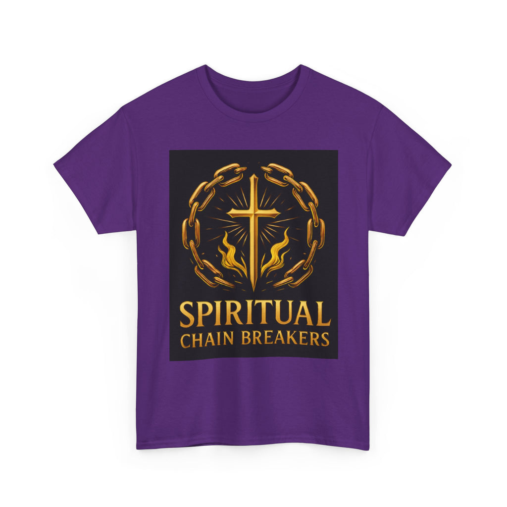 Spiritual Chain Breakers Tee, Unisex Cotton T-Shirt, Inspirational Apparel, Faith-Based Clothing, Christian Gifts, Spiritual Wear