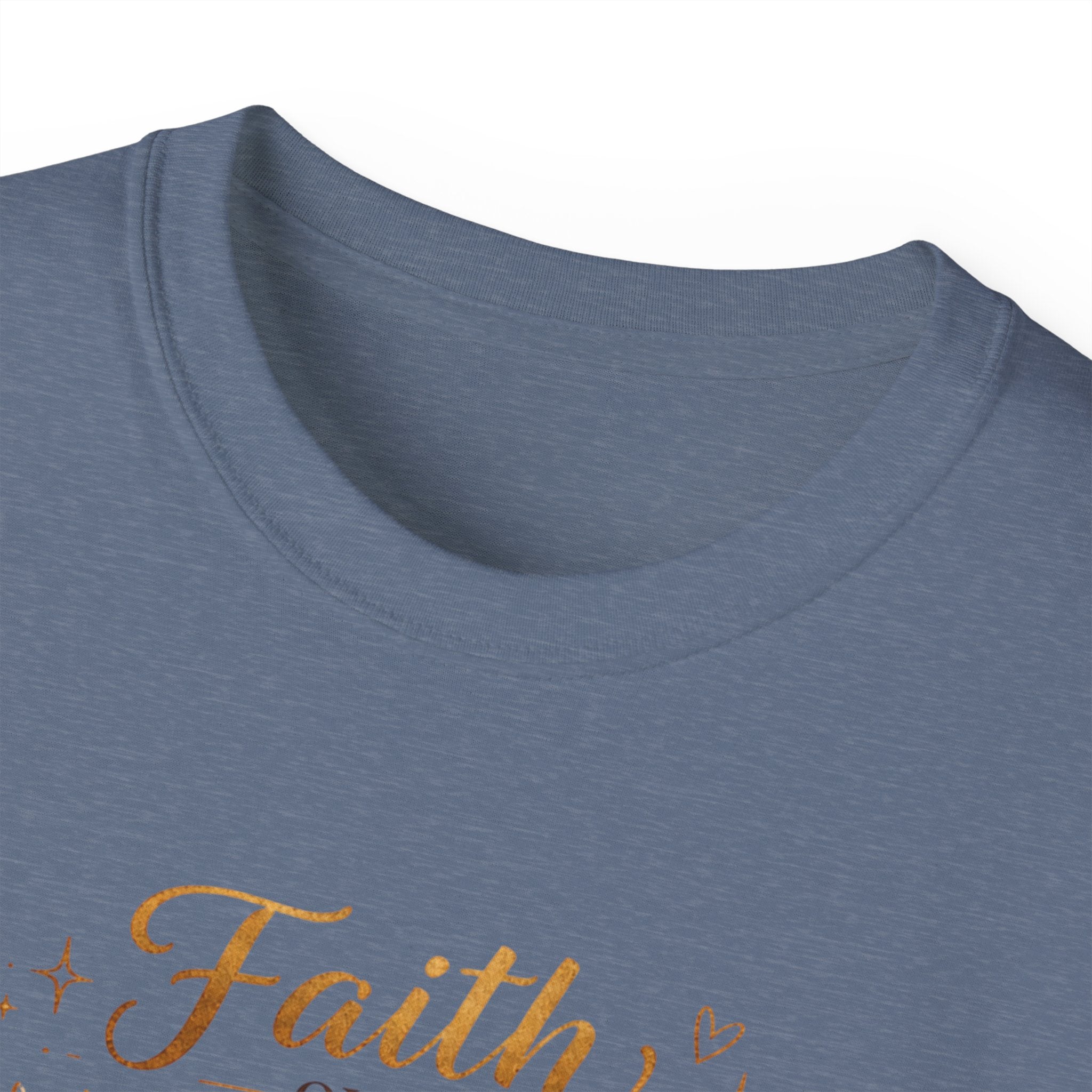 Faith Over Fear Tee – Black Girl Praying Inspirational Christian T-Shirt