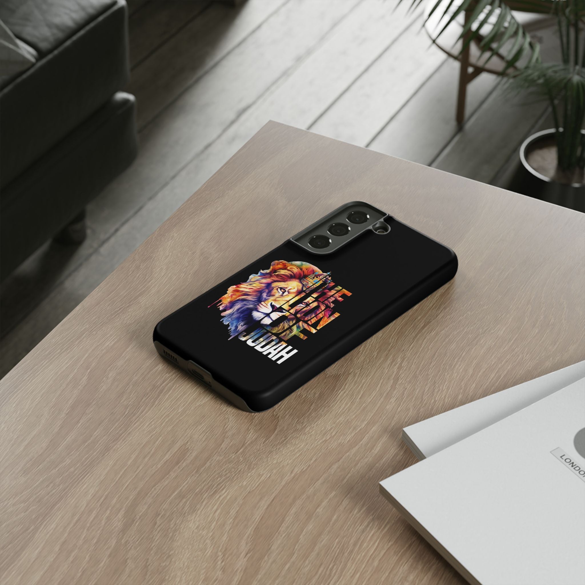 Stunning Lion Phone Case, Tough Cases with Inspirational Design, Unique Gifts for Animal Lovers, Durable Phone Accessories, Birthday Gift