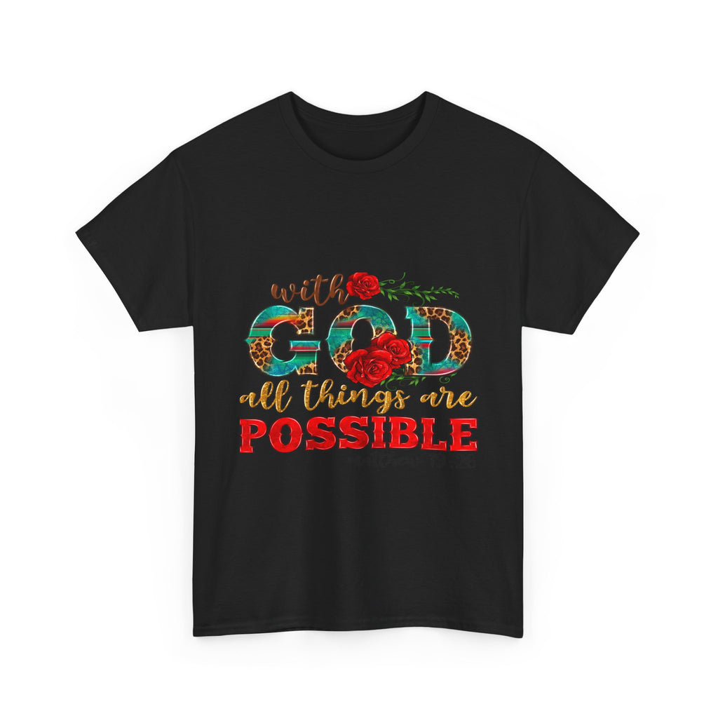 Inspirational Tee, Faith-Based Shirt, Bible Verse Gift, Unisex Cotton T-Shirt, Motivational Apparel