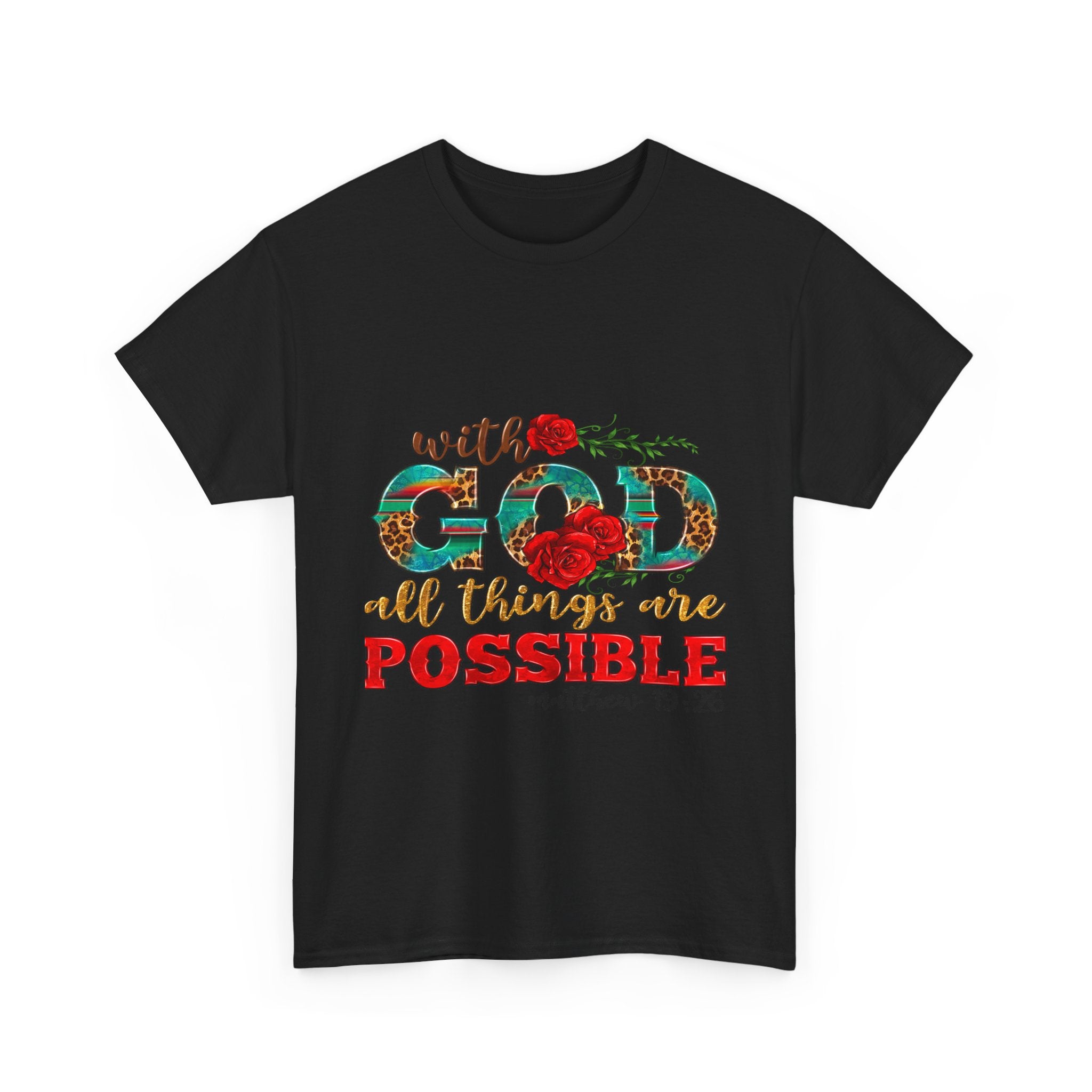 Inspirational Tee, Faith-Based Shirt, Bible Verse Gift, Unisex Cotton T-Shirt, Motivational Apparel