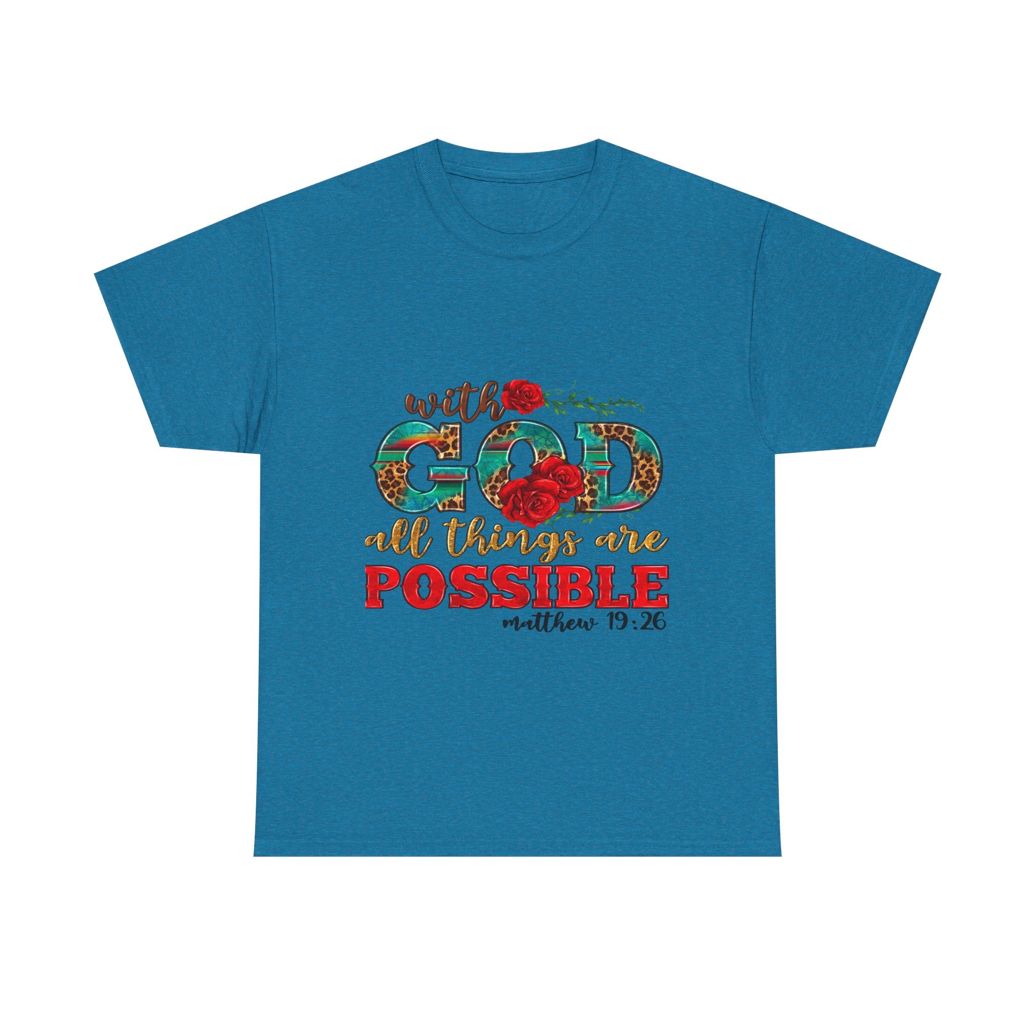Inspirational Tee, Faith-Based Shirt, Bible Verse Gift, Unisex Cotton T-Shirt, Motivational Apparel