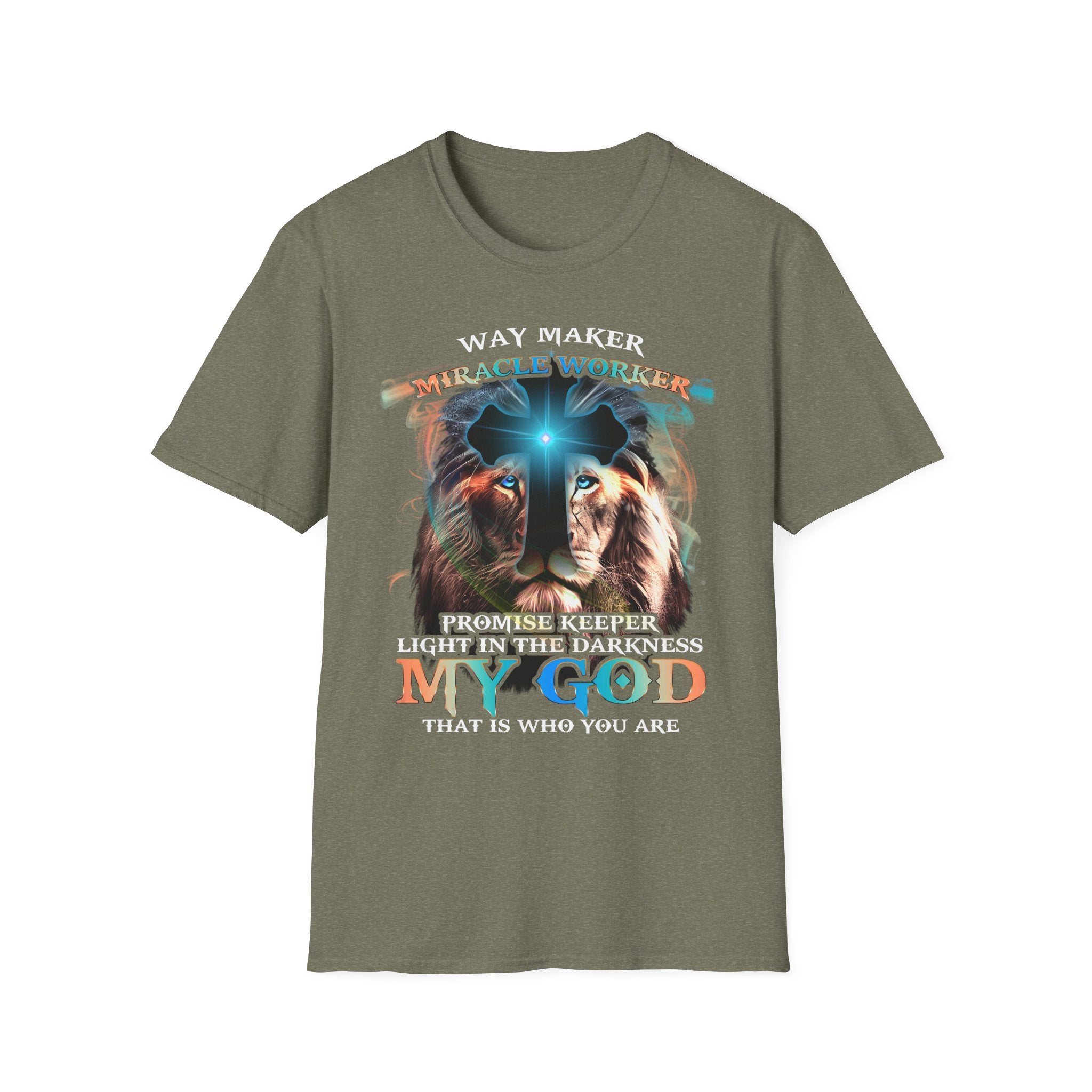 Inspirational Christian T-Shirt with Floral Design, Faith-Based Apparel, Gift for Believers, Motivational Quote Tee, Bible Verse Shirt Unisex