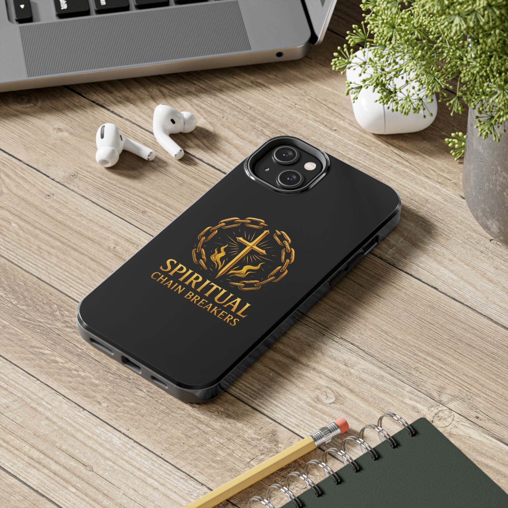 Spiritual Chain Breakers Tough Phone Cases, Inspirational Phone Cover, Unique Gift, Motivational Phone Case, Christian Phone Accessory