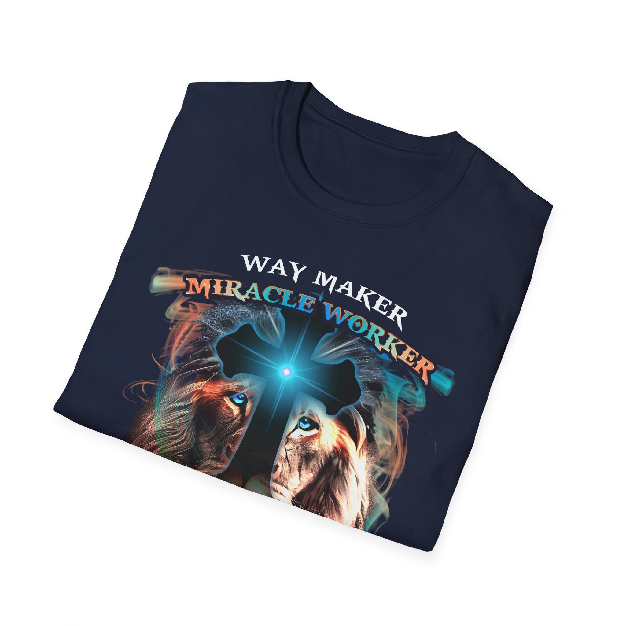 Inspirational Christian T-Shirt with Floral Design, Faith-Based Apparel, Gift for Believers, Motivational Quote Tee, Bible Verse Shirt Unisex