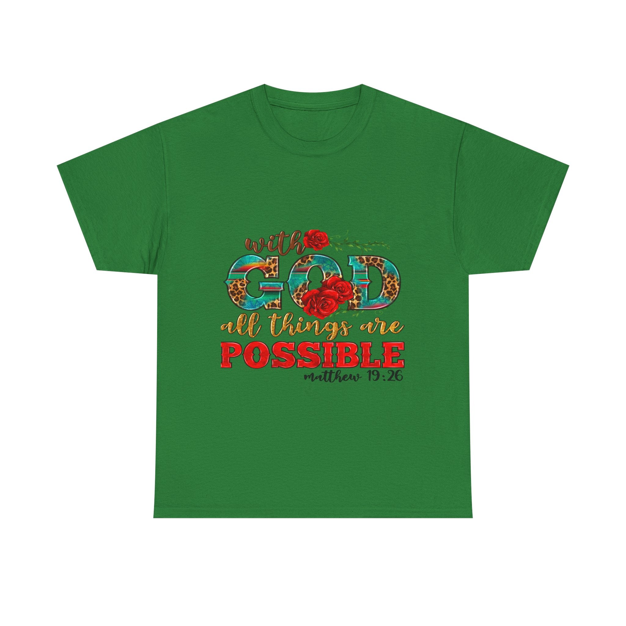 Inspirational Tee, Faith-Based Shirt, Bible Verse Gift, Unisex Cotton T-Shirt, Motivational Apparel