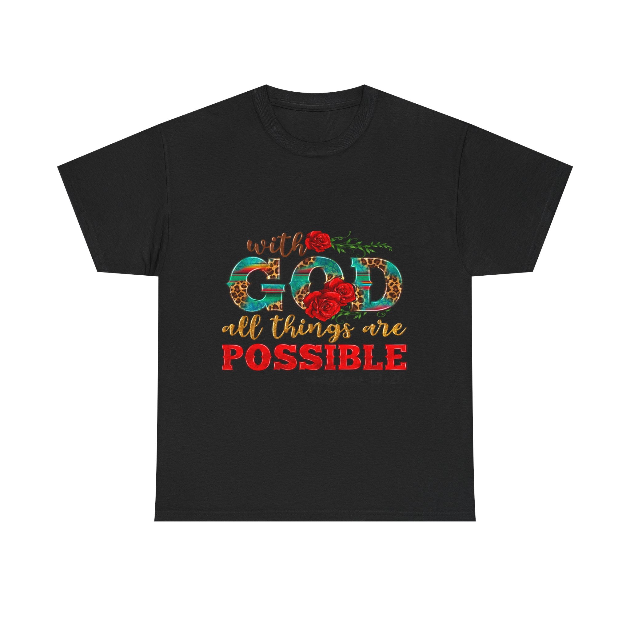 Inspirational Tee, Faith-Based Shirt, Bible Verse Gift, Unisex Cotton T-Shirt, Motivational Apparel