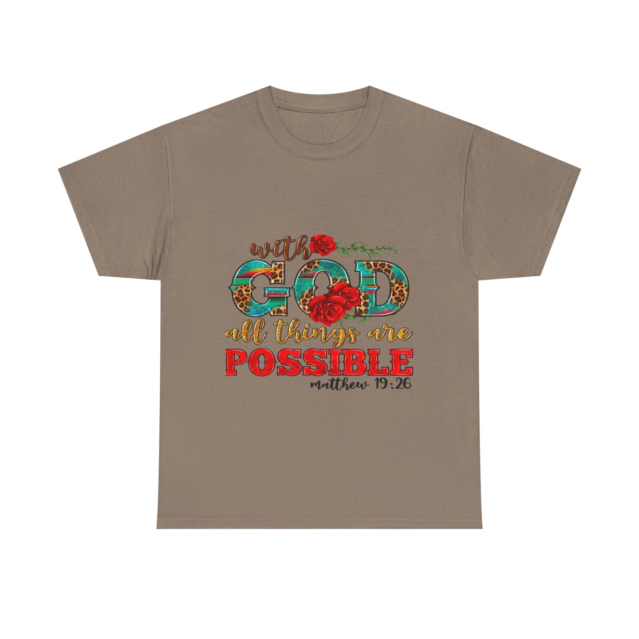 Inspirational Tee, Faith-Based Shirt, Bible Verse Gift, Unisex Cotton T-Shirt, Motivational Apparel
