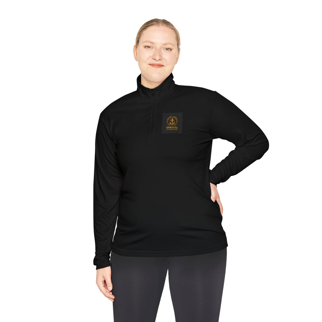 Quarter-Zip Pullover — Spiritual Chain Breakers Logo