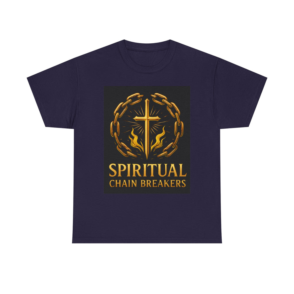 Spiritual Chain Breakers Tee, Unisex Cotton T-Shirt, Inspirational Apparel, Faith-Based Clothing, Christian Gifts, Spiritual Wear