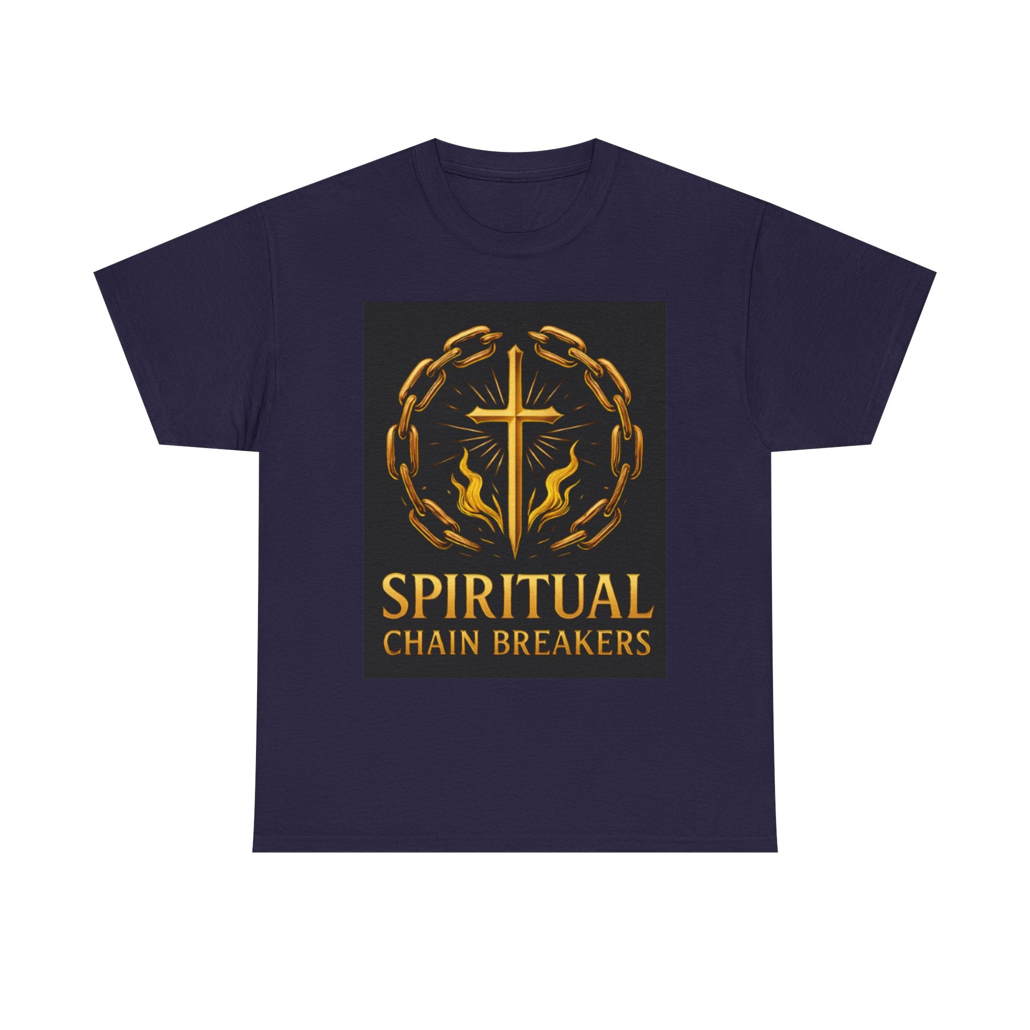 Spiritual Chain Breakers Tee, Unisex Cotton T-Shirt, Inspirational Apparel, Faith-Based Clothing, Christian Gifts, Spiritual Wear