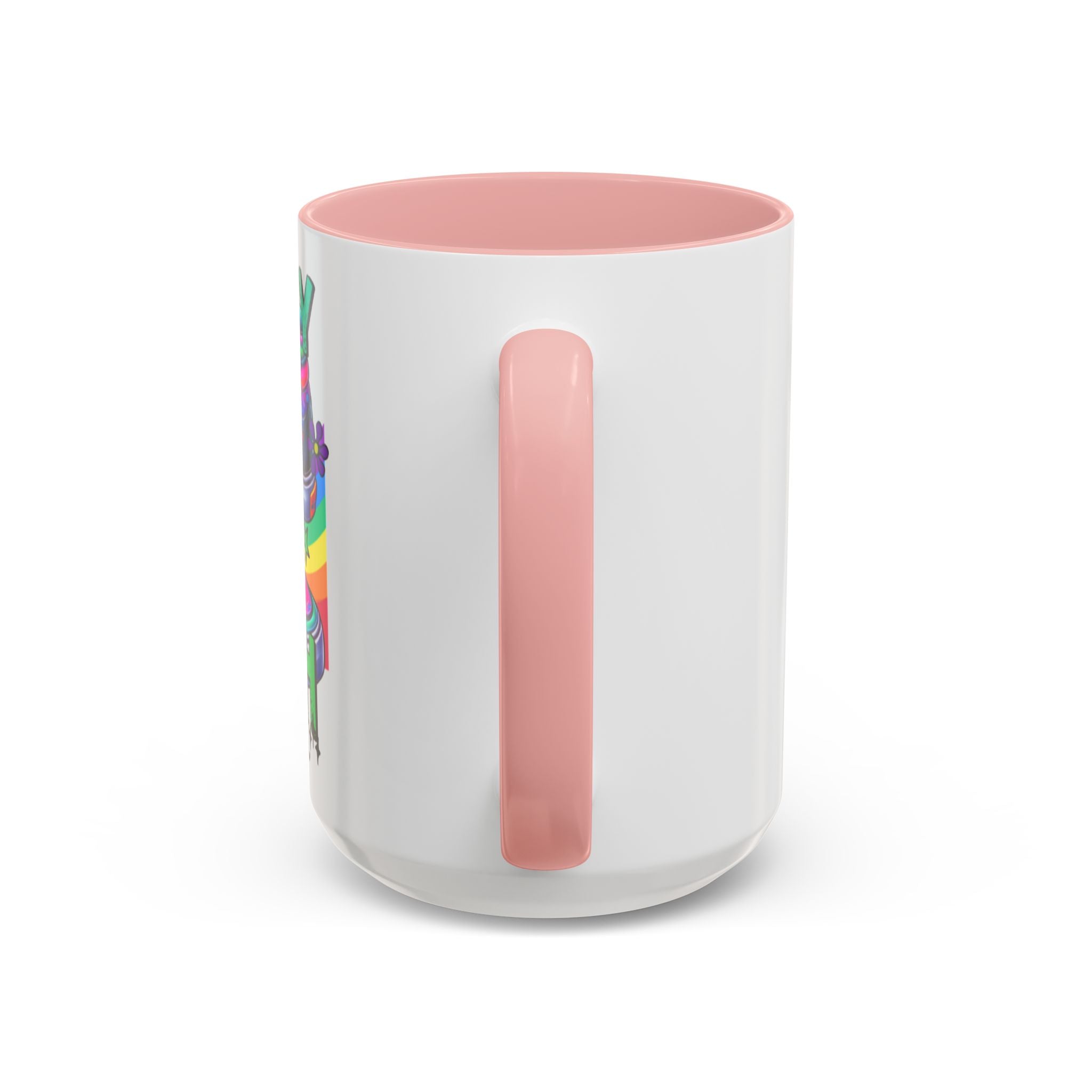 Accent Mug — "Walk by Faith Not by Sight" Colorful Sneakers Christian Coffee Mug