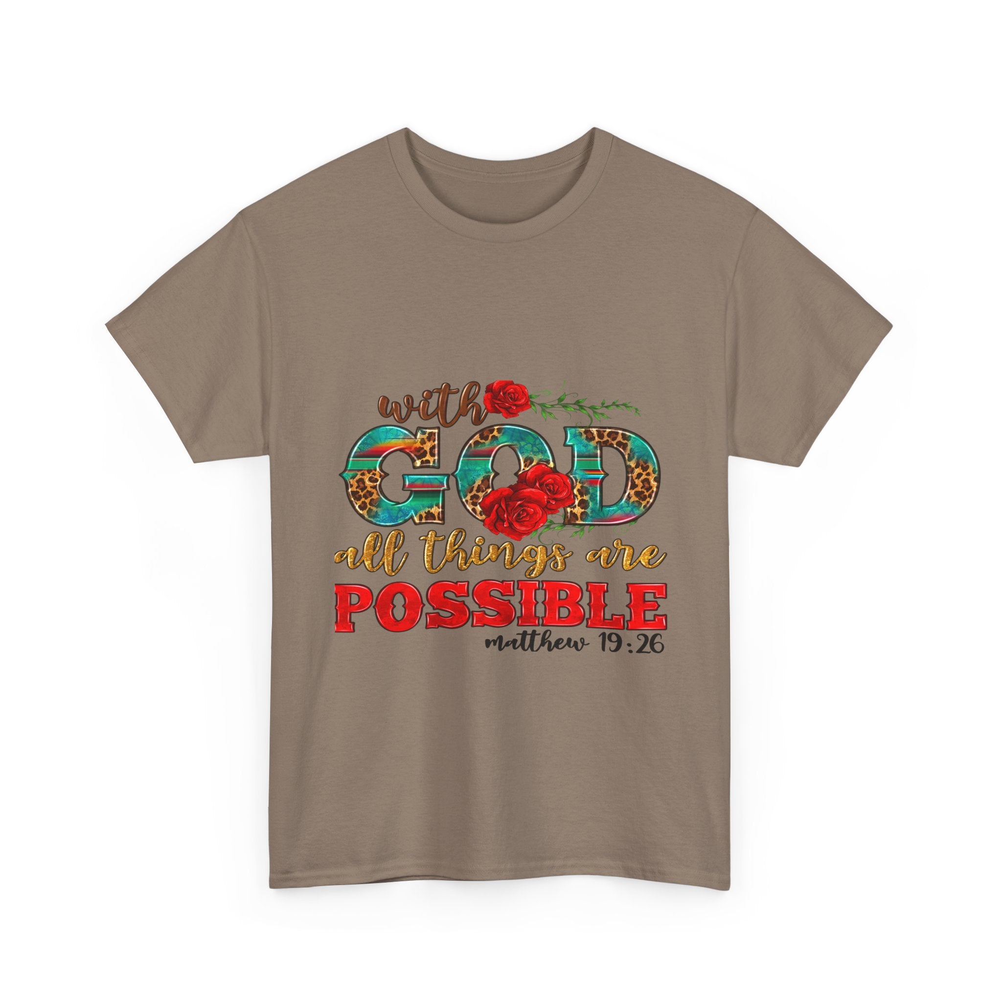 Inspirational Tee, Faith-Based Shirt, Bible Verse Gift, Unisex Cotton T-Shirt, Motivational Apparel