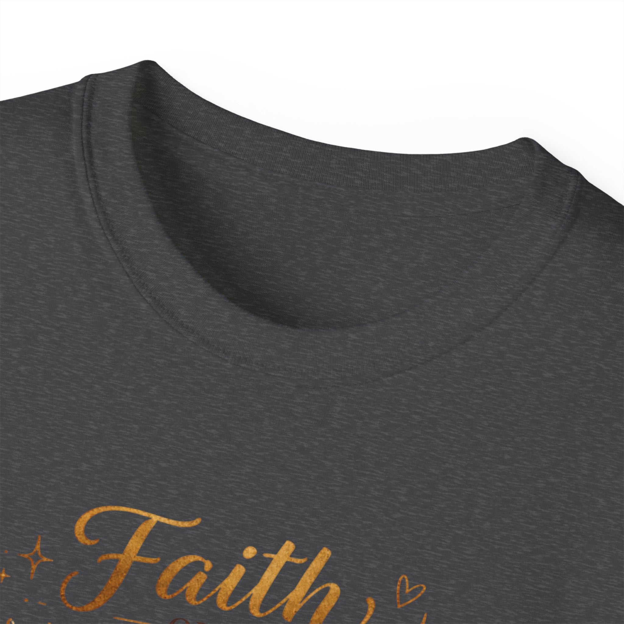 Faith Over Fear Tee – Black Girl Praying Inspirational Christian T-Shirt