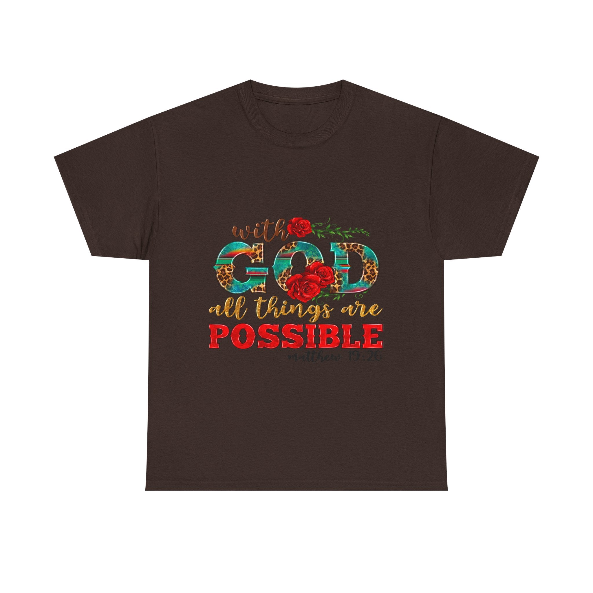 Inspirational Tee, Faith-Based Shirt, Bible Verse Gift, Unisex Cotton T-Shirt, Motivational Apparel