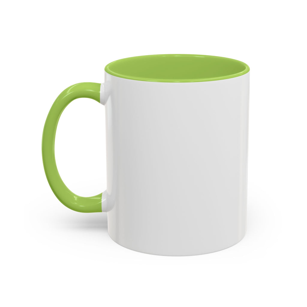 Accent Mug — "Walk by Faith Not by Sight" Colorful Sneakers Christian Coffee Mug