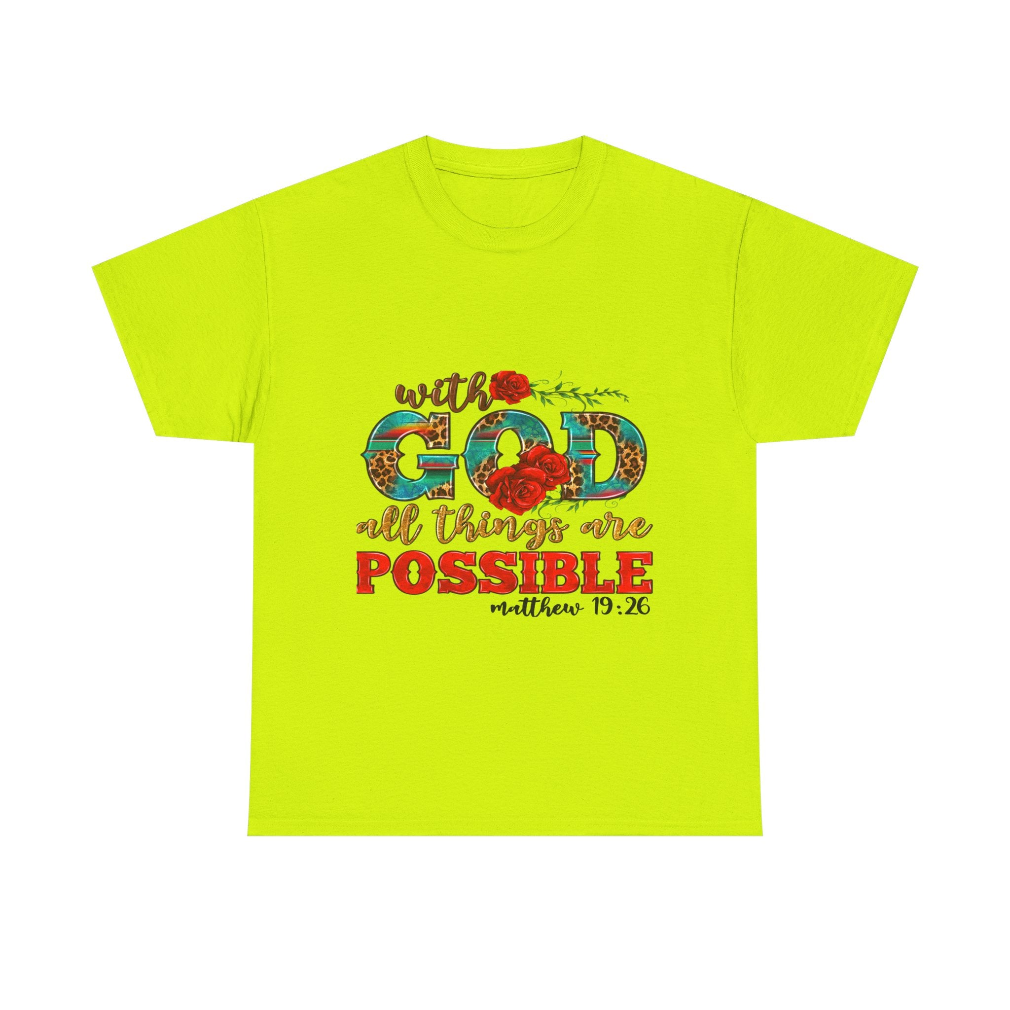 Inspirational Tee, Faith-Based Shirt, Bible Verse Gift, Unisex Cotton T-Shirt, Motivational Apparel