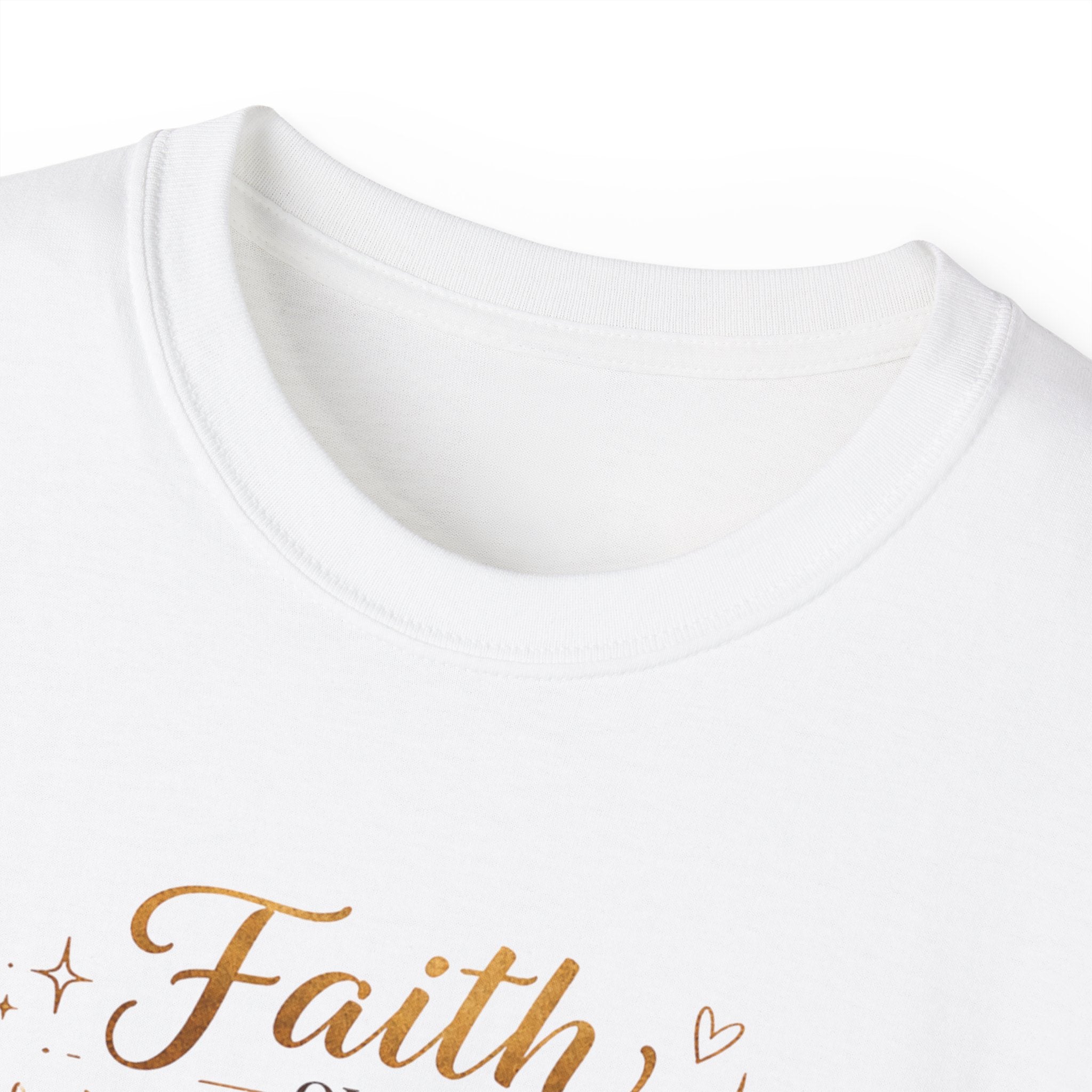 Faith Over Fear Tee – Black Girl Praying Inspirational Christian T-Shirt
