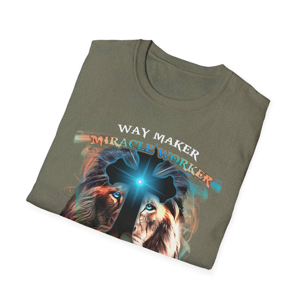 Inspirational Christian T-Shirt with Floral Design, Faith-Based Apparel, Gift for Believers, Motivational Quote Tee, Bible Verse Shirt Unisex