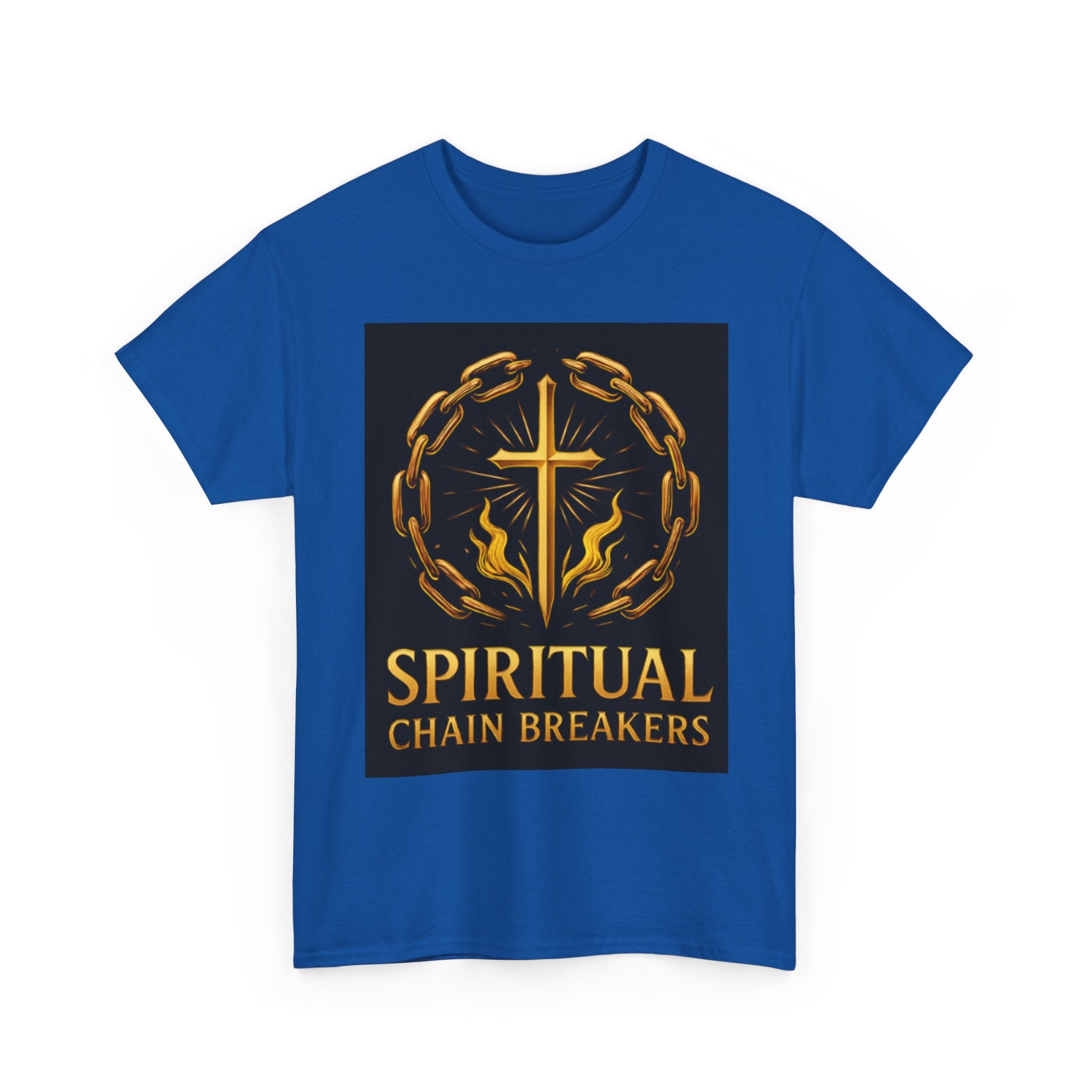 Spiritual Chain Breakers Tee, Unisex Cotton T-Shirt, Inspirational Apparel, Faith-Based Clothing, Christian Gifts, Spiritual Wear