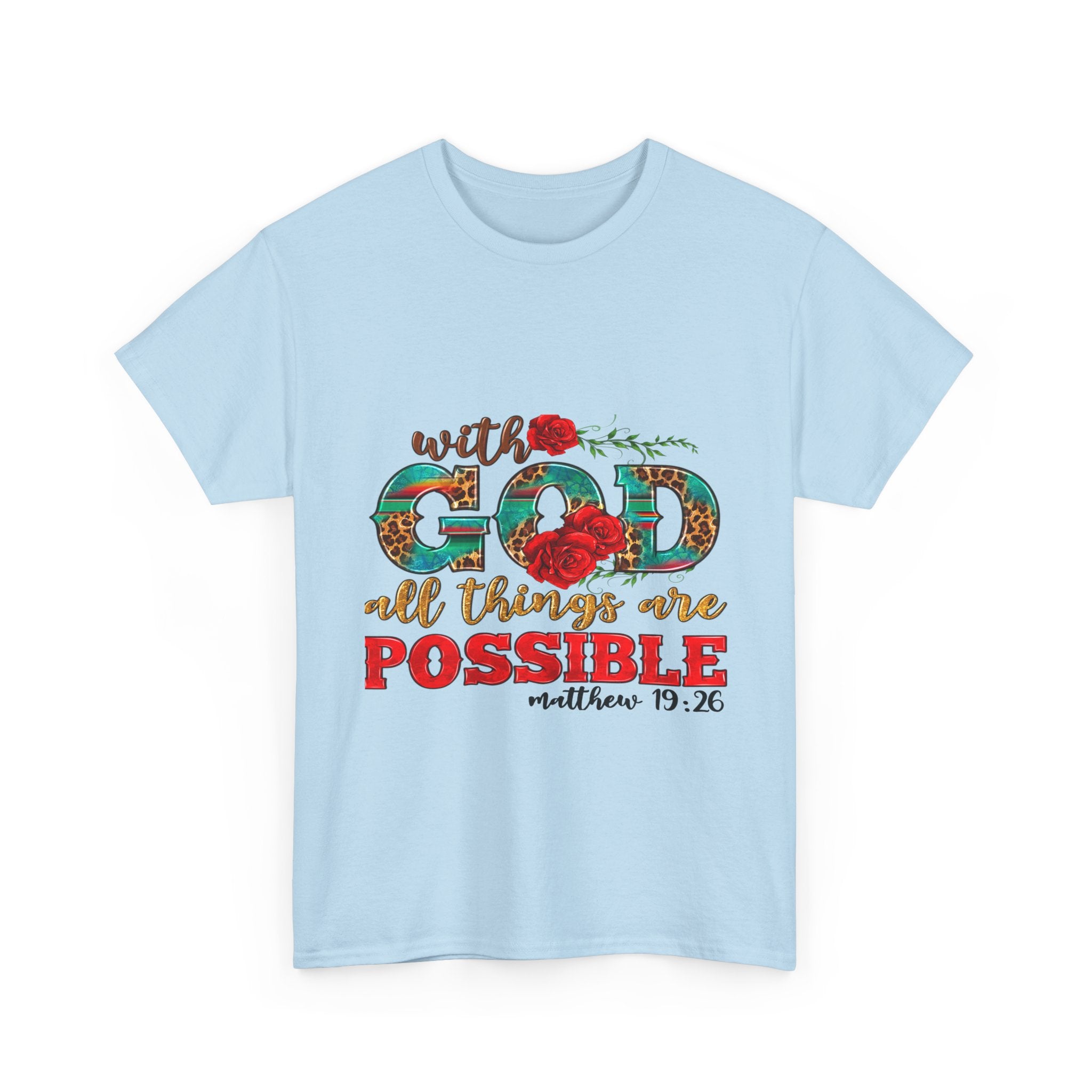 Inspirational Tee, Faith-Based Shirt, Bible Verse Gift, Unisex Cotton T-Shirt, Motivational Apparel