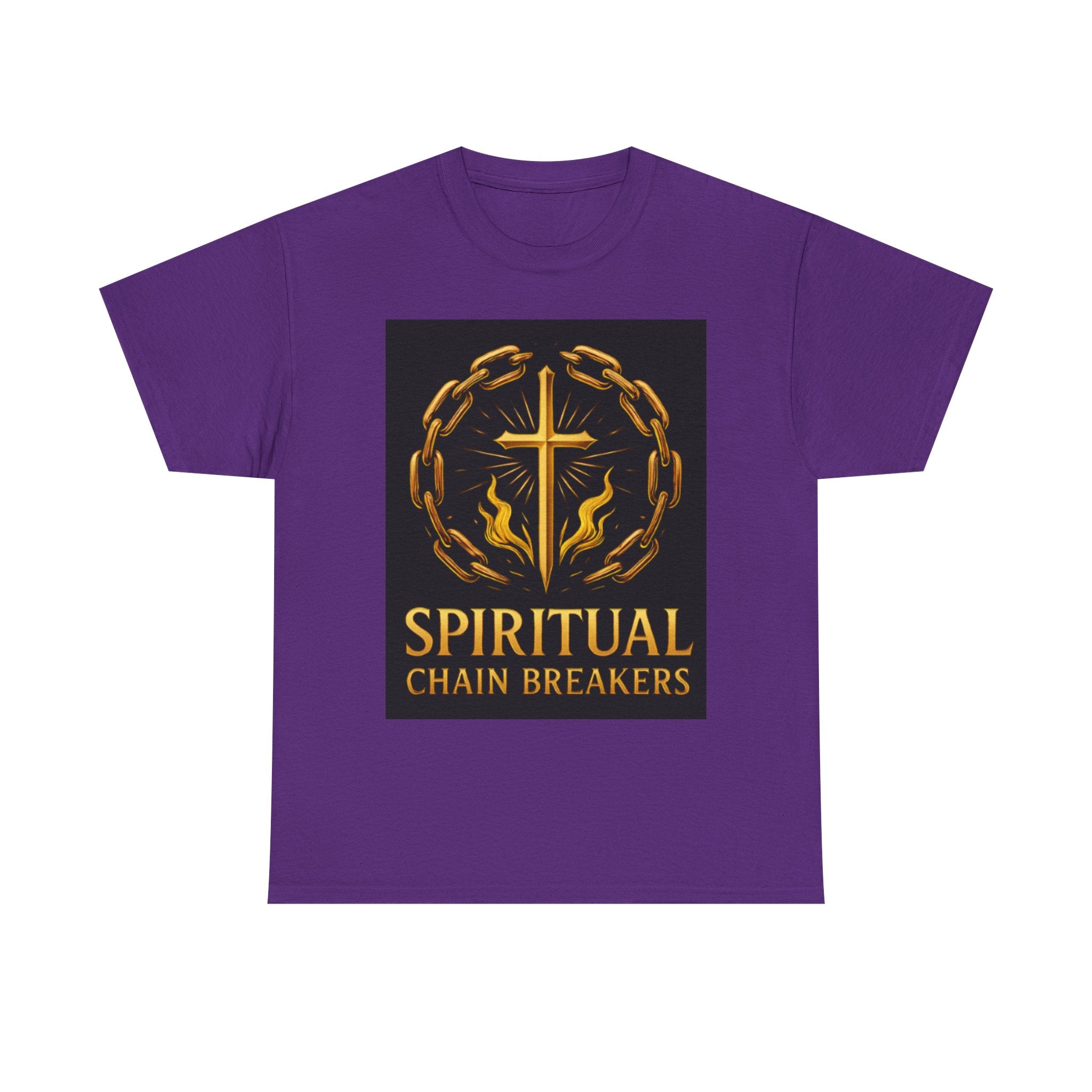 Spiritual Chain Breakers Tee, Unisex Cotton T-Shirt, Inspirational Apparel, Faith-Based Clothing, Christian Gifts, Spiritual Wear