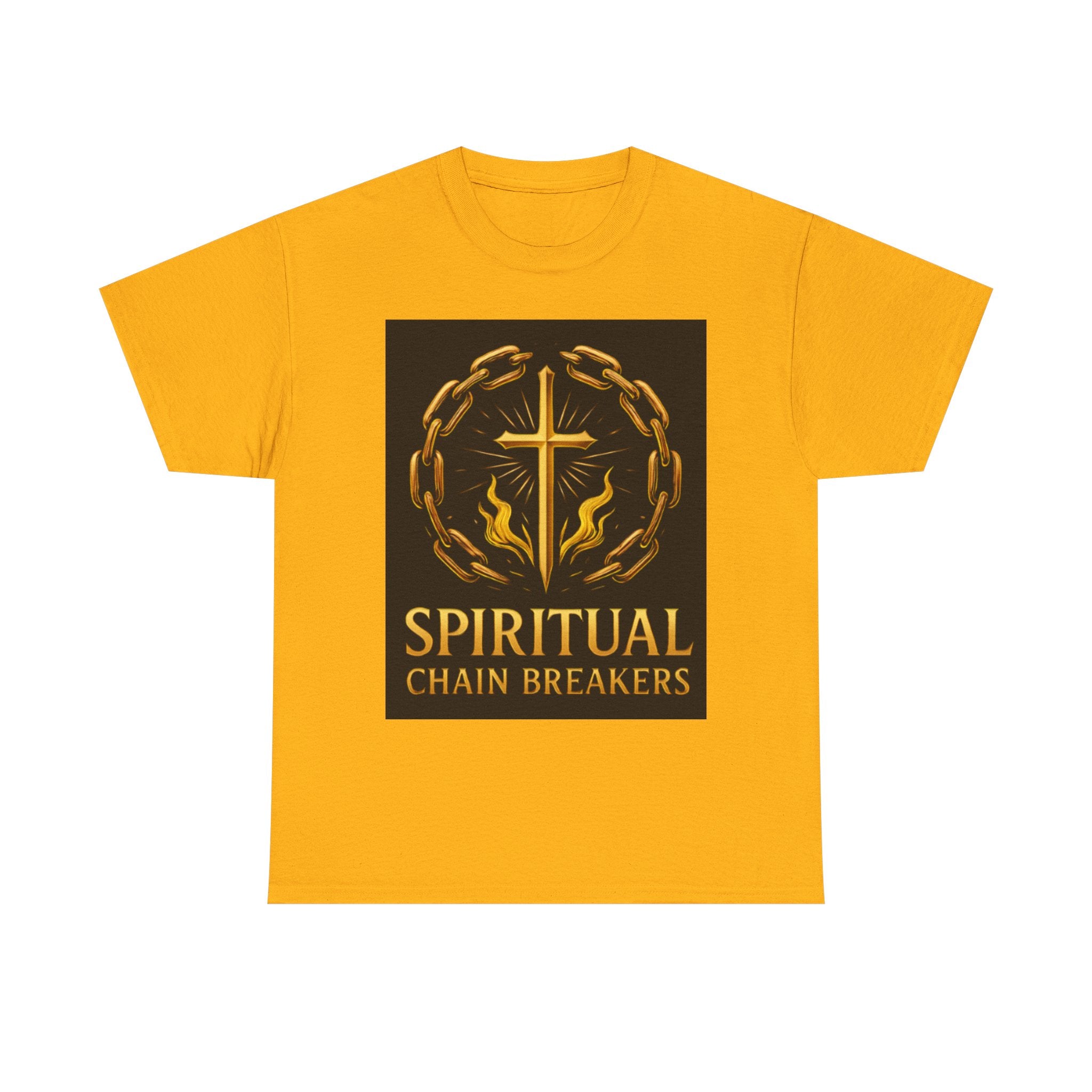 Spiritual Chain Breakers Tee, Unisex Cotton T-Shirt, Inspirational Apparel, Faith-Based Clothing, Christian Gifts, Spiritual Wear