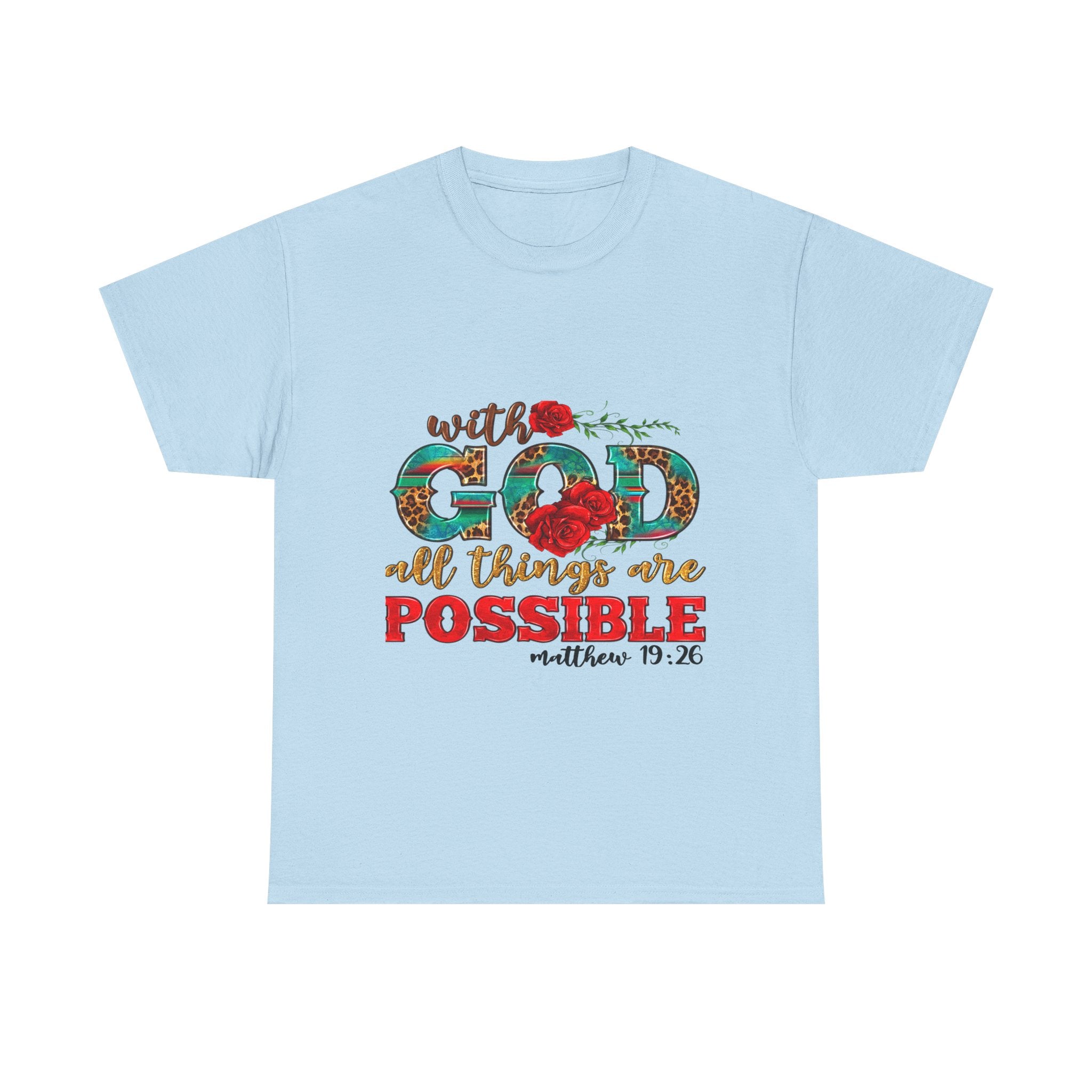 Inspirational Tee, Faith-Based Shirt, Bible Verse Gift, Unisex Cotton T-Shirt, Motivational Apparel