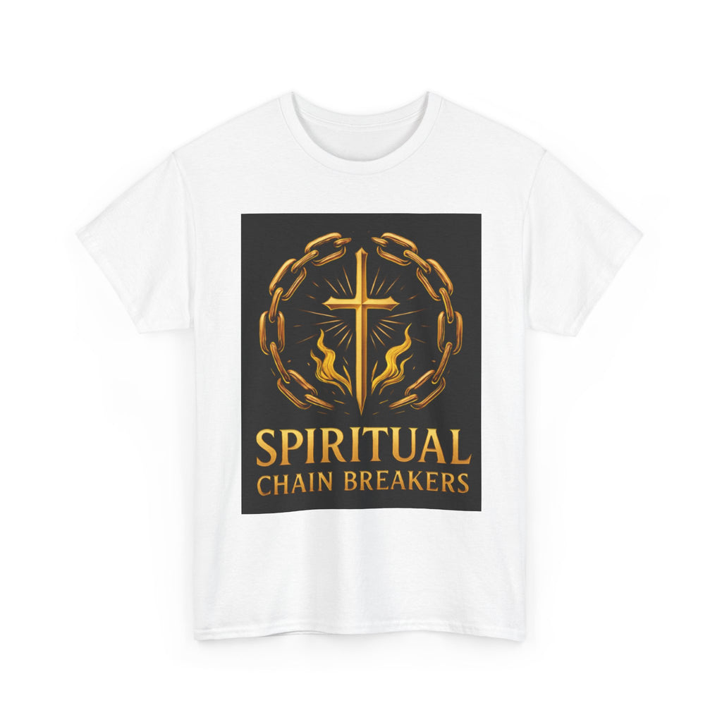 Spiritual Chain Breakers Tee, Unisex Cotton T-Shirt, Inspirational Apparel, Faith-Based Clothing, Christian Gifts, Spiritual Wear