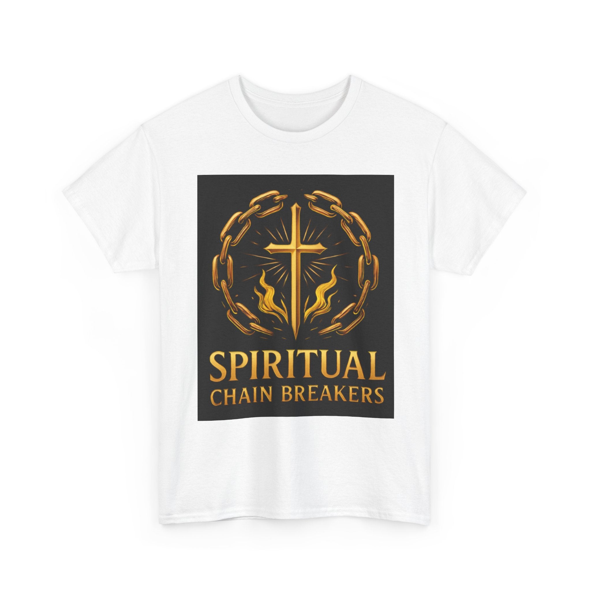 Spiritual Chain Breakers Tee, Unisex Cotton T-Shirt, Inspirational Apparel, Faith-Based Clothing, Christian Gifts, Spiritual Wear