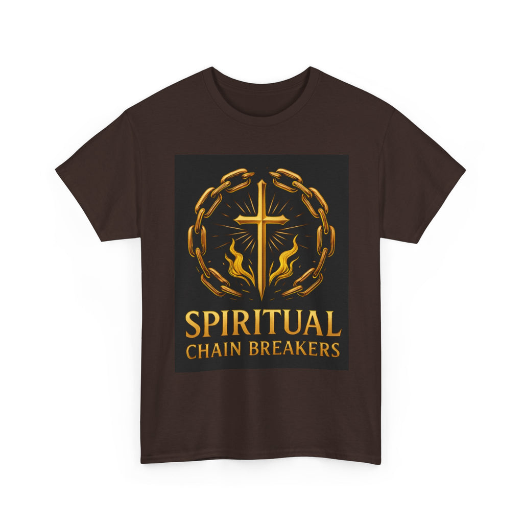 Spiritual Chain Breakers Tee, Unisex Cotton T-Shirt, Inspirational Apparel, Faith-Based Clothing, Christian Gifts, Spiritual Wear