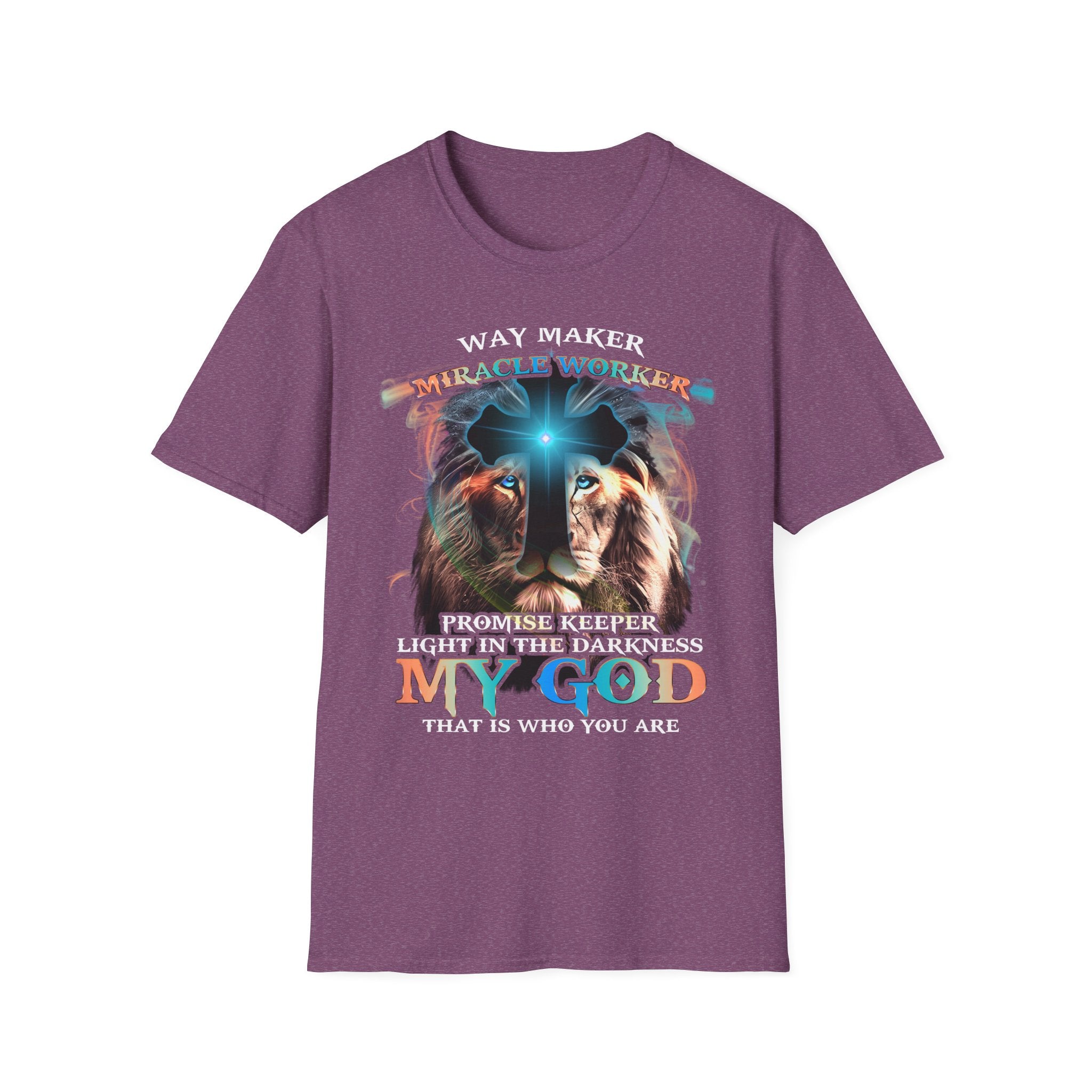 Inspirational Christian T-Shirt with Floral Design, Faith-Based Apparel, Gift for Believers, Motivational Quote Tee, Bible Verse Shirt Unisex